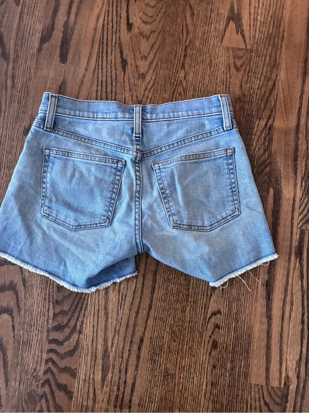 Light Wash Denim Cutoff Shorts - Women's Blue Jean Shorts